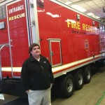 Frank Fire Truck This is Frank Stafford whose wife, Amy organized this meal for Fire Station 18.